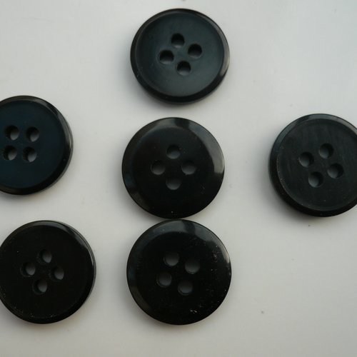 Boutons gris foncé , 1.5 cm , neufs , b4