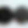Bouton marron taupe reflets nacrés , neufs , 2.5 cm , b5