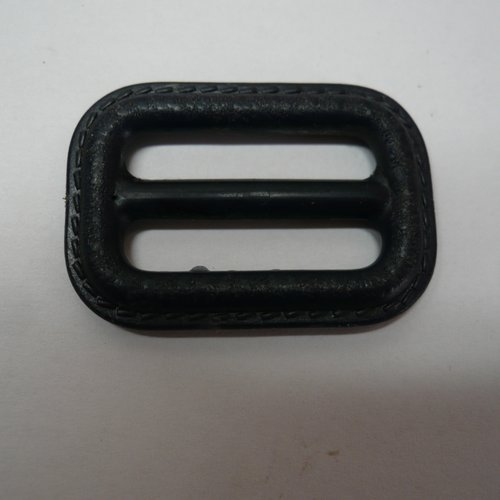 Boucle de ceinture imitation cuir , bleu marine , haut : 3.5 cm , b12