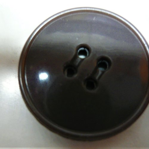 Boutons marron métal, 2.8 cm , neufs , b34