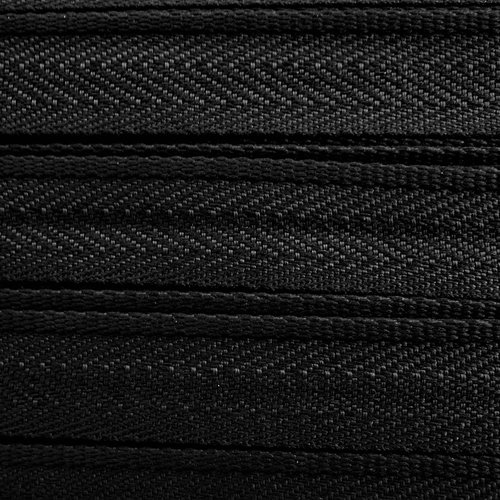 Talonnette noire , largeur 1.4 cm , tergal de polyester , t5