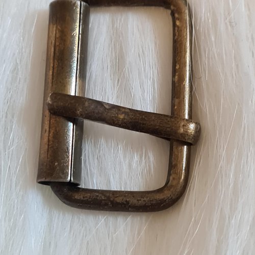 Boucle de ceinture , métal couleur bronze , bc59