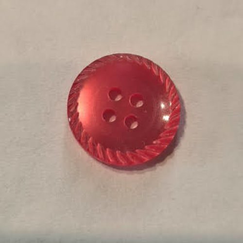 Boutons rouge clair  , 1.2 cm, b251, neufs ,