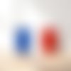 Patch brodé drapeau france, écusson thermocollant drapeau français, 8 cm