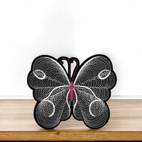 Patch brodé papillon - ecusson thermocollant