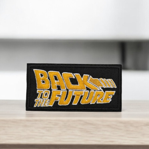 Patch brodé « back to the future » – écusson thermocollant pop culture