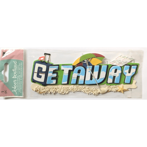 Stickers 3d getaway, vacances jolee's scrapbooking carterie créative