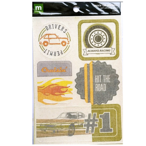 Stickers texturés voyage making memories moxie fab scrapbooking
