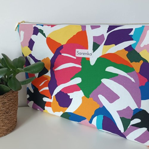 Housse ordinateur/tablette 13" ,personnalisée ,pochette ipad,fait main en france,pochette ordinateur ou tablette