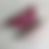 Sac banane fleuri, fabrication française, sac multicolore, sac banane en tissu velours côtelé rose poudre