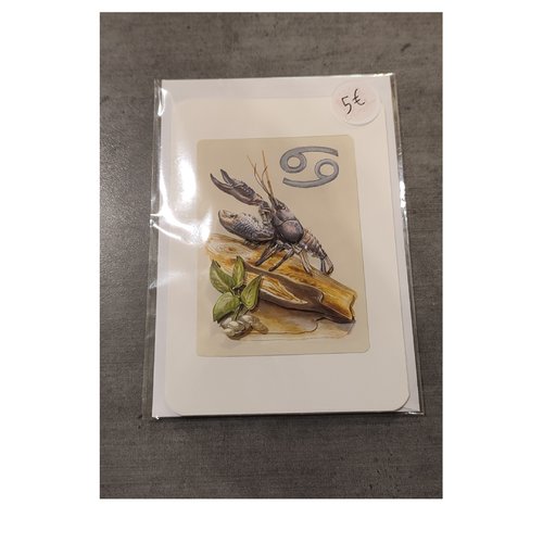 Carte postale signe astrologique "cancer"