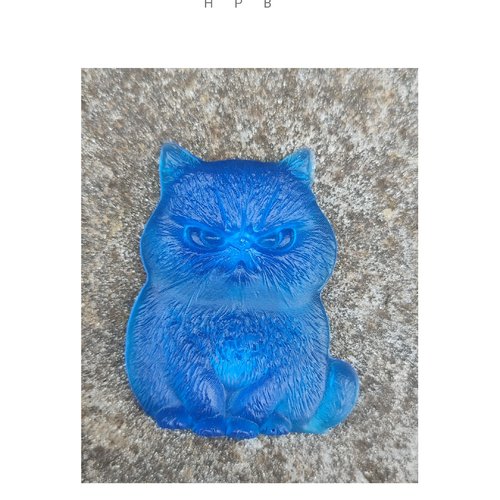 Magnet  chat en résine