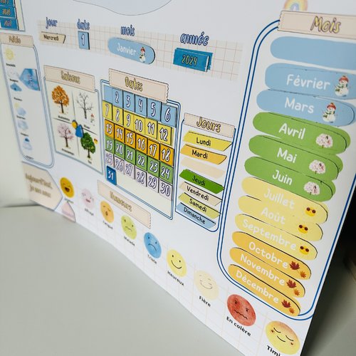 Calendrier magnétique