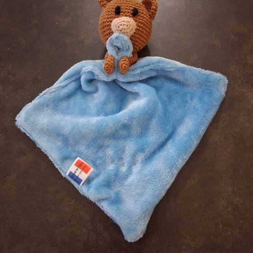 Doudou ourson lange