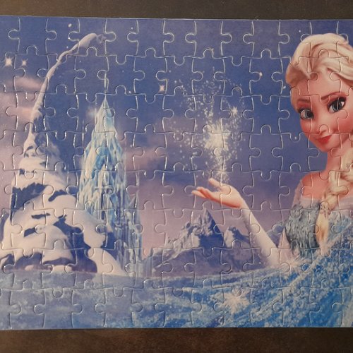 Puzzle personnalisé reine des neiges
