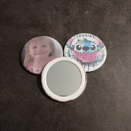 Miroir de poche personnalisé