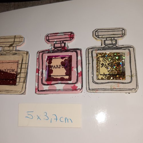 Shaker flacons parfum x 3