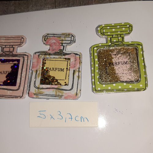 Shaker flacons parfum x 3