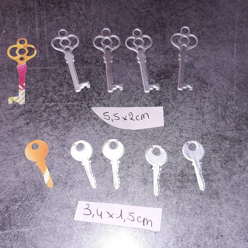 Lot de clés x 10