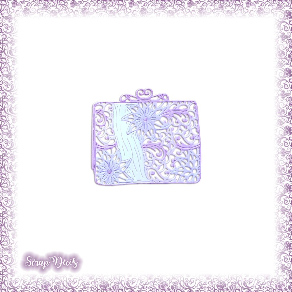 pochette violette mariage