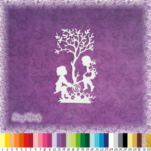 5 Découpes en papier /_ OISEAUX SUR UN FIL 11cm /_ Die cut scrapbooking carterie