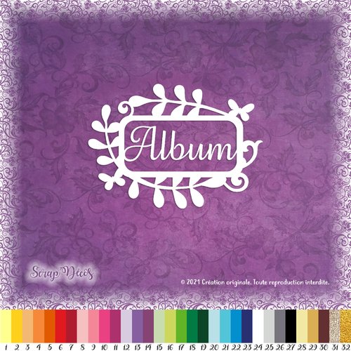 Des embellissements pour le scrapbooking