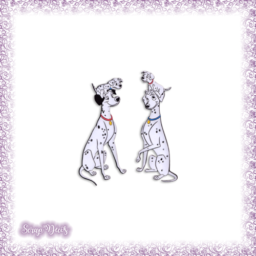 Découpes Scrapbooking 101 Dalmatiens Parents Et Chiots Chien Dessin Animé En Couleurs Embellissement Die Découpe Papier Scrap Ref2795