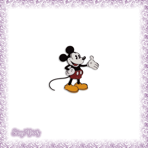 Decoupe Scrapbooking Mickey Souris Dessin Anime Personnage Enfant Anniversaire Naissance En Couleurs Ref 3084 Un Grand Marche