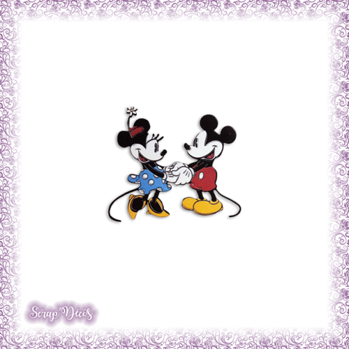 Decoupe Scrapbooking Mickey Et Minnie Amour Souris Dessin Anime Personnage Enfant Anniversaire Mariage En Couleurs Ref 30 Un Grand Marche