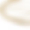 5m de cordon de coton ciré beige 1 mm