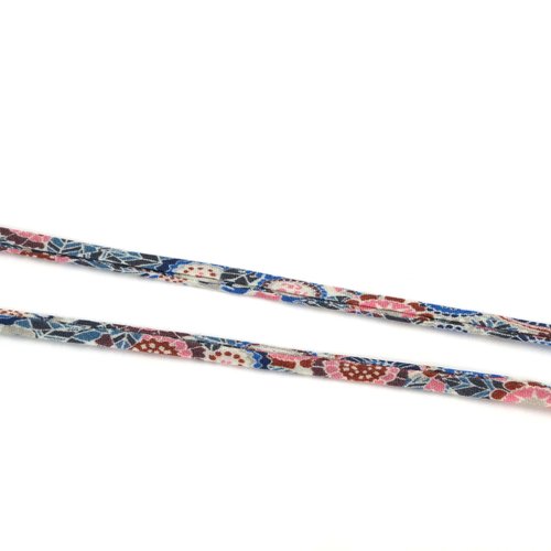 Cordon liberty sun gleam a 4 mm bleu 8254 / au mètre