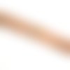 50 cm de cordon de liège plat 10 mm beige et multicolore