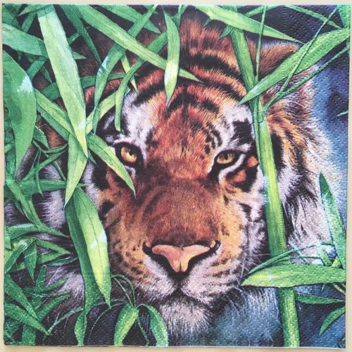 Serviette en papier «tigre»