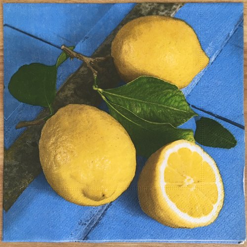 Serviette en papier «les citrons»