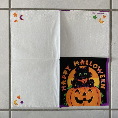 Serviette en papier "happy halloween"