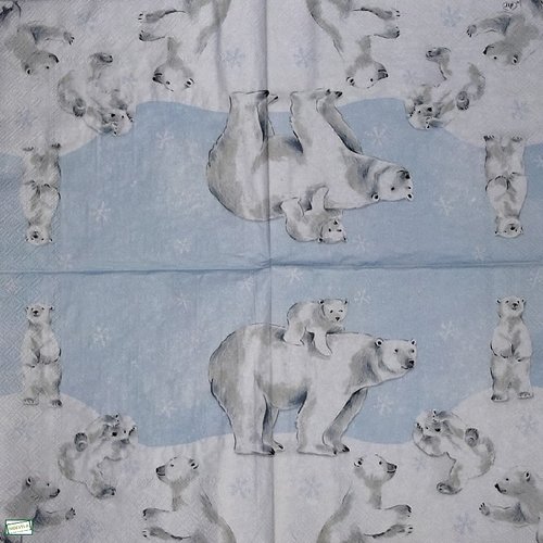 2 serviettes papier - autres animaux -29
