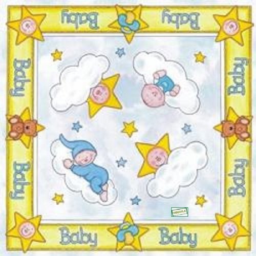 2 serviettes papier - les bébés -42