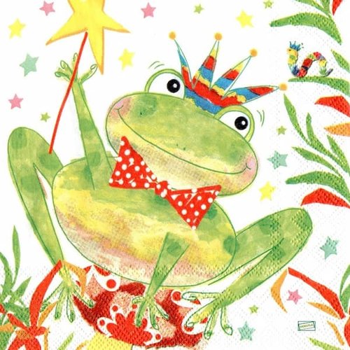 2 serviettes papier - autres animaux -9