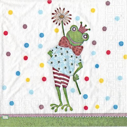 2 serviettes papier - autres animaux -24