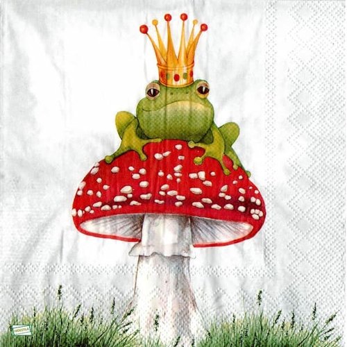 2 serviettes papier - autres animaux -35