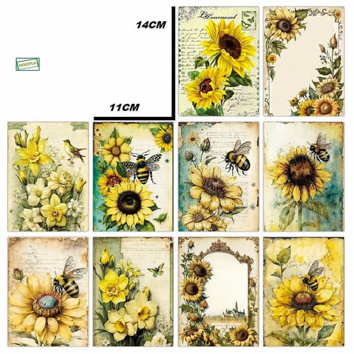 10 papiers décor tounesols-al6