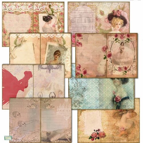 8 papiers personnages -al11