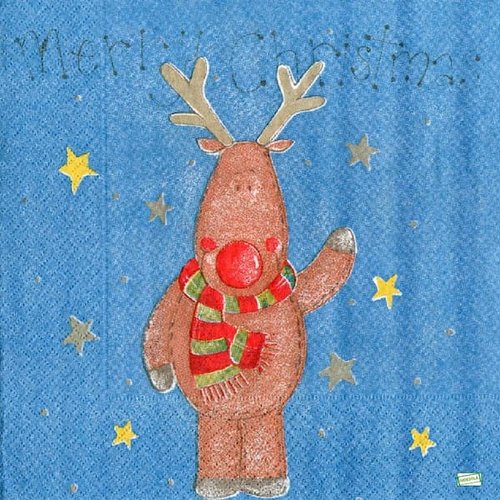 2 serviettes papier -noêl- 86
