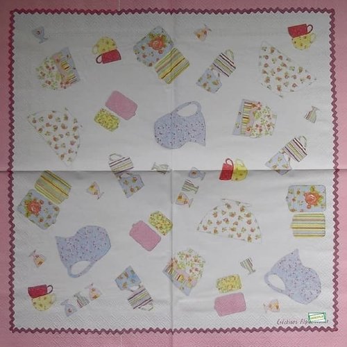 2 serviettes papier - cuisine -34