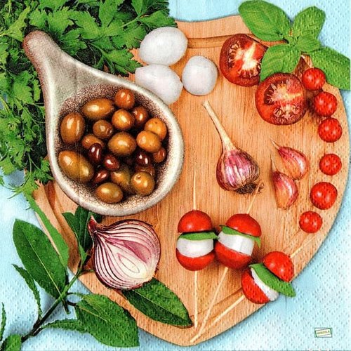 2 serviettes papier - cuisine -49
