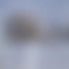 2 serviettes papier - paysage de neige- 32