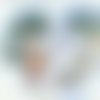 2 serviettes papier - paysage de neige- 38
