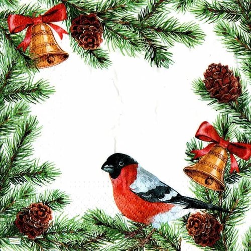 2 serviettes papier - les oiseaux-151