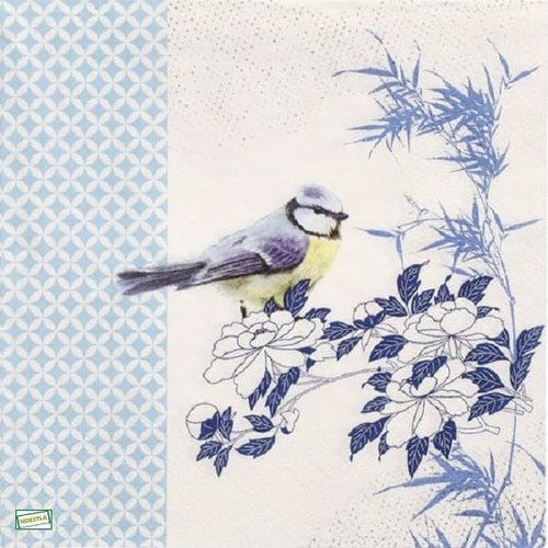 2 serviettes papier - les oiseaux-125