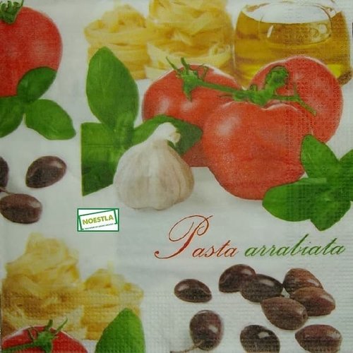 2 serviettes papier - légumes -6
